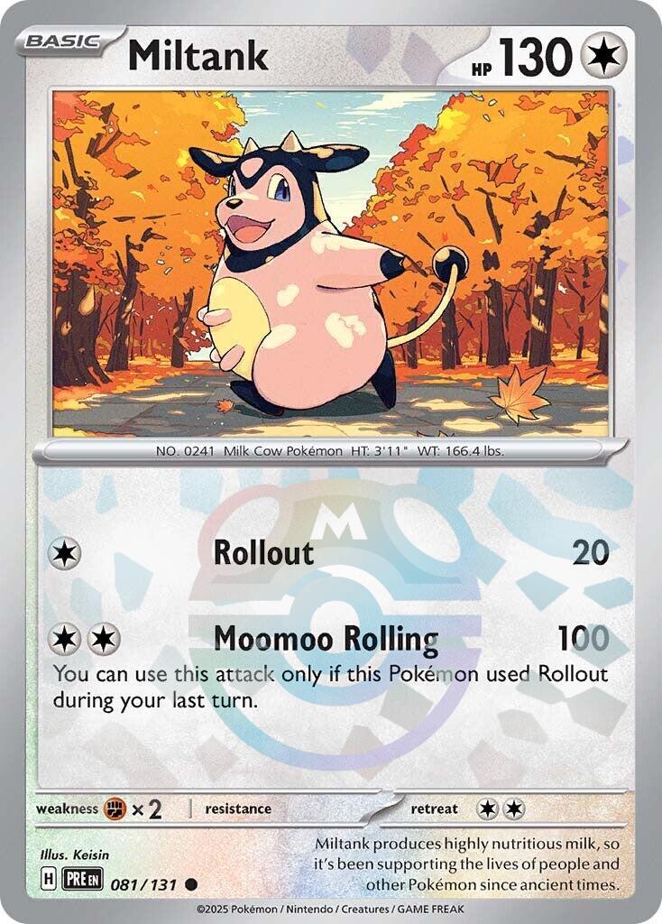 Miltank (081/131) (Master Ball Pattern) [Scarlet & Violet: Prismatic Evolutions] | Good Games Morley
