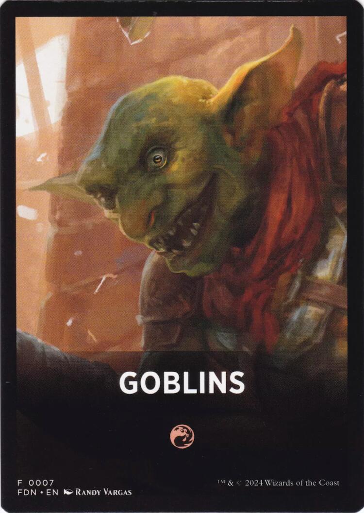 Goblins Theme Card [Foundations Tokens] | Good Games Morley