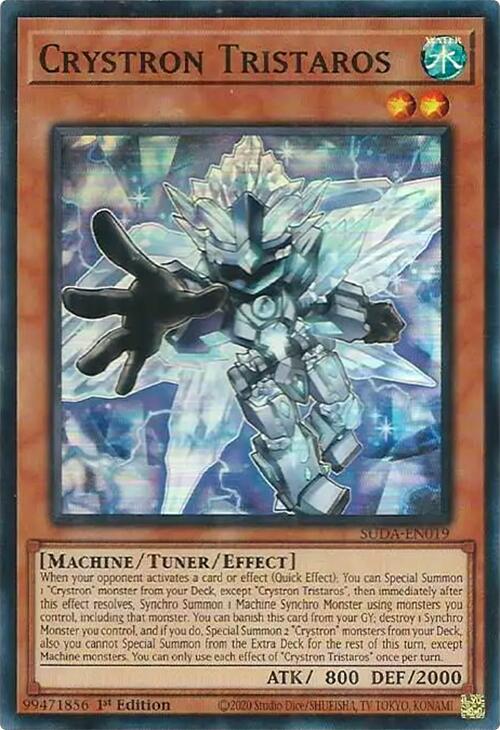 Crystron Tristaros [SUDA-EN019] Super Rare | Good Games Morley