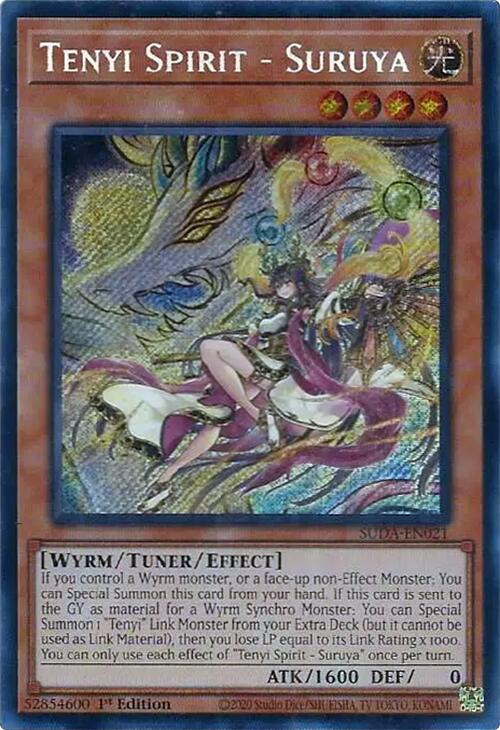 Tenyi Spirit - Suruya [SUDA-EN021] Secret Rare | Good Games Morley