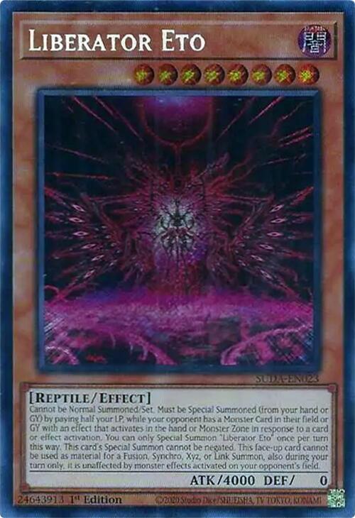 Liberator Eto [SUDA-EN023] Secret Rare | Good Games Morley