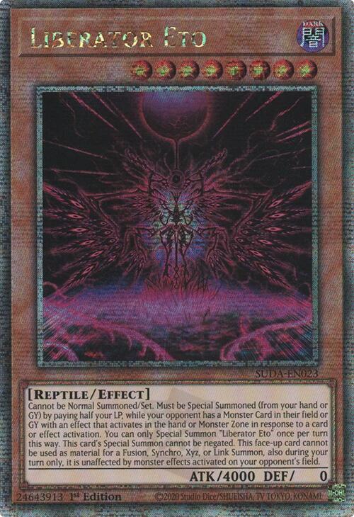 Liberator Eto (Quarter Century Secret Rare) [SUDA-EN023] Quarter Century Secret Rare | Good Games Morley