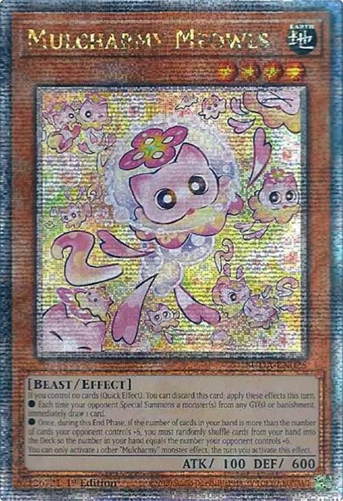 Mulcharmy Meowls (Quarter Century Secret Rare) [SUDA-EN025] Quarter Century Secret Rare | Good Games Morley