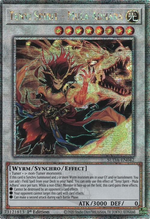 Tenyi Spirit - Mula Adhara (Quarter Century Secret Rare) [SUDA-EN042] Quarter Century Secret Rare | Good Games Morley