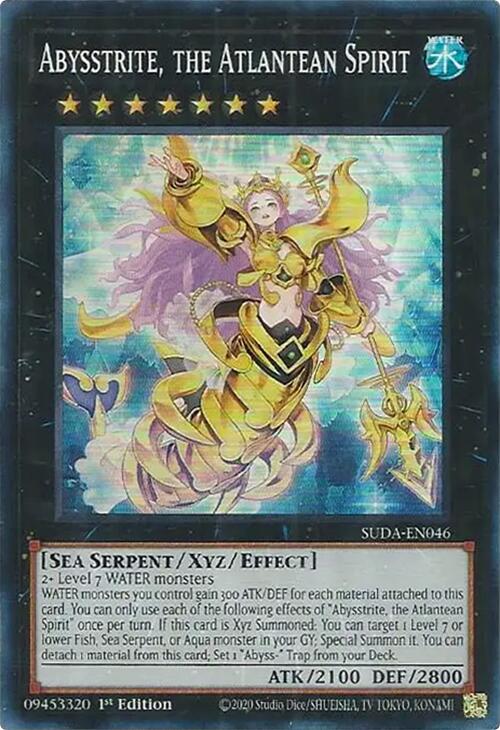 Abysstrite, the Atlantean Spirit [SUDA-EN046] Super Rare | Good Games Morley