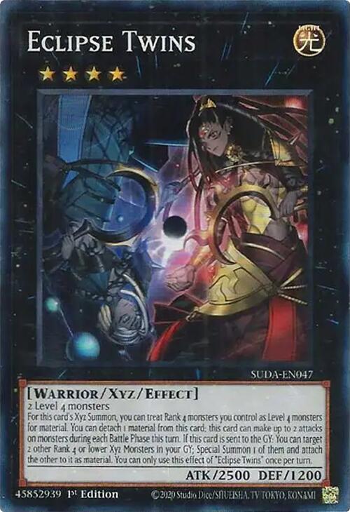 Eclipse Twins [SUDA-EN047] Super Rare | Good Games Morley