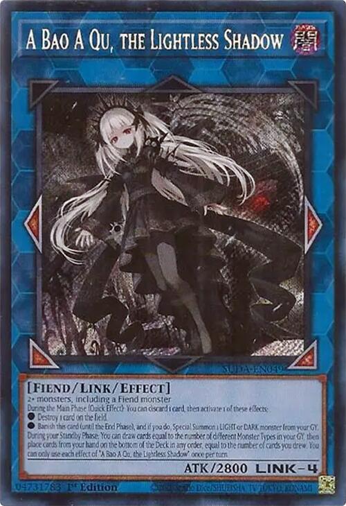 A Bao A Qu, the Lightless Shadow [SUDA-EN049] Secret Rare | Good Games Morley