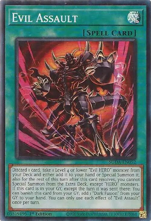 Evil Assault [SUDA-EN052] Super Rare | Good Games Morley