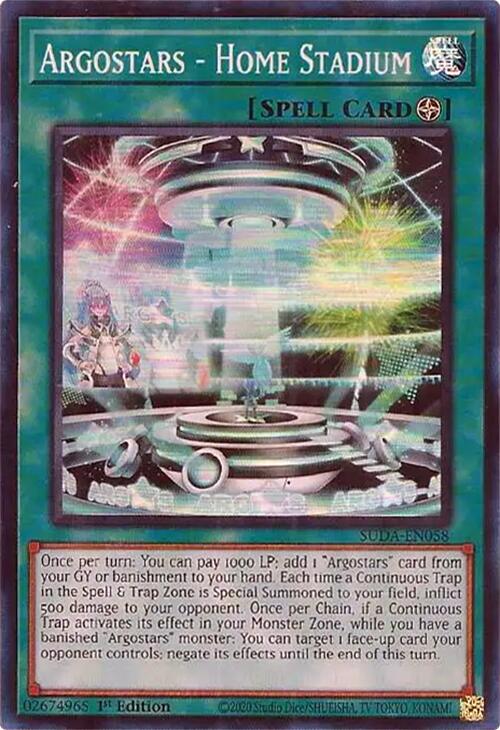 Argostars - Home Stadium [SUDA-EN058] Super Rare | Good Games Morley