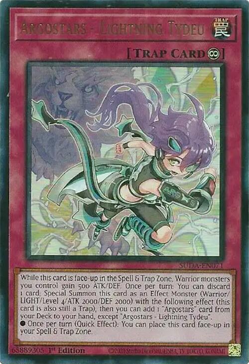 Argostars - Lightning Tydeu [SUDA-EN071] Ultra Rare | Good Games Morley