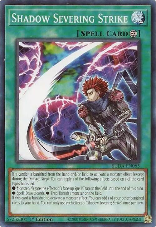 Shadow Severing Strike [SUDA-EN085] Common | Good Games Morley