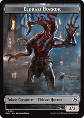 Eldrazi Horror // Human Soldier (0003) Double-Sided Token [Innistrad Remastered Tokens] | Good Games Morley