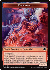 Elemental // Human (0014) Double-Sided Token [Innistrad Remastered Tokens] | Good Games Morley