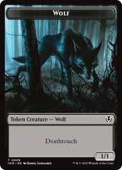 Wolf (0009) // Wolf (0018) Double-Sided Token [Innistrad Remastered Tokens] | Good Games Morley