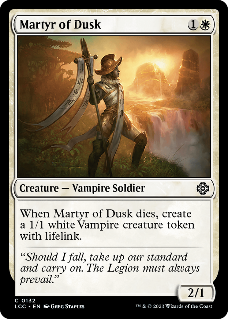 Martyr of Dusk [The Lost Caverns of Ixalan Commander] | Good Games Morley