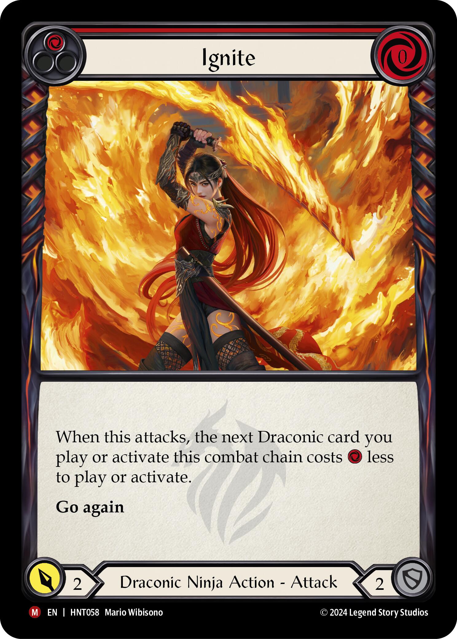 Ignite [HNT058] (The Hunted)  Rainbow Foil | Good Games Morley