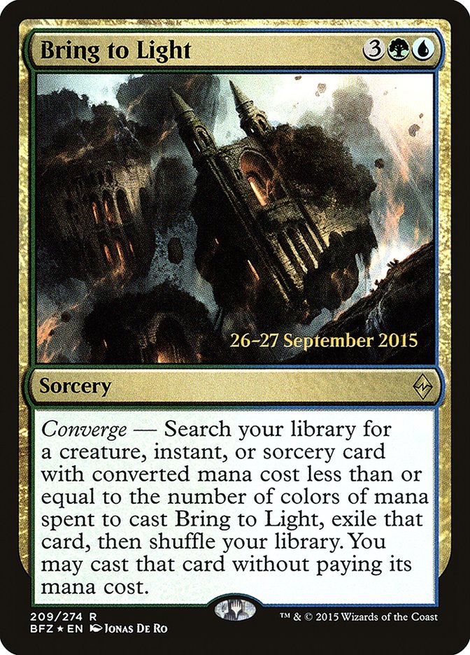 Bring to Light [Battle for Zendikar Prerelease Promos] | Good Games Morley