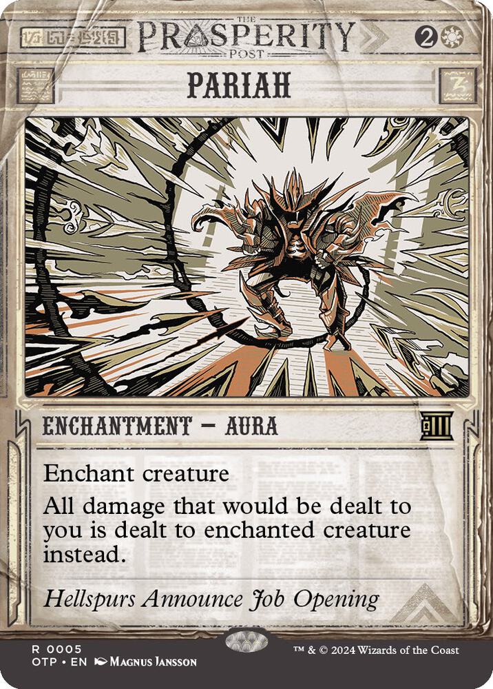 Pariah 5/65 (Outlaws of Thunder Junction: Breaking News)  - Showcase Foil | Good Games Morley