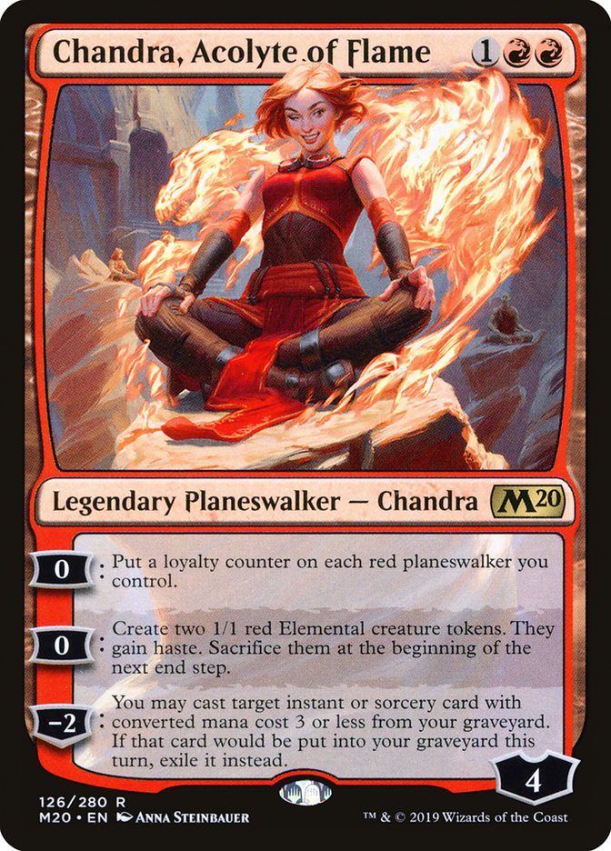 Chandra, Acolyte of Flame 126/280 (Core Set 2020)  - Foil | Good Games Morley