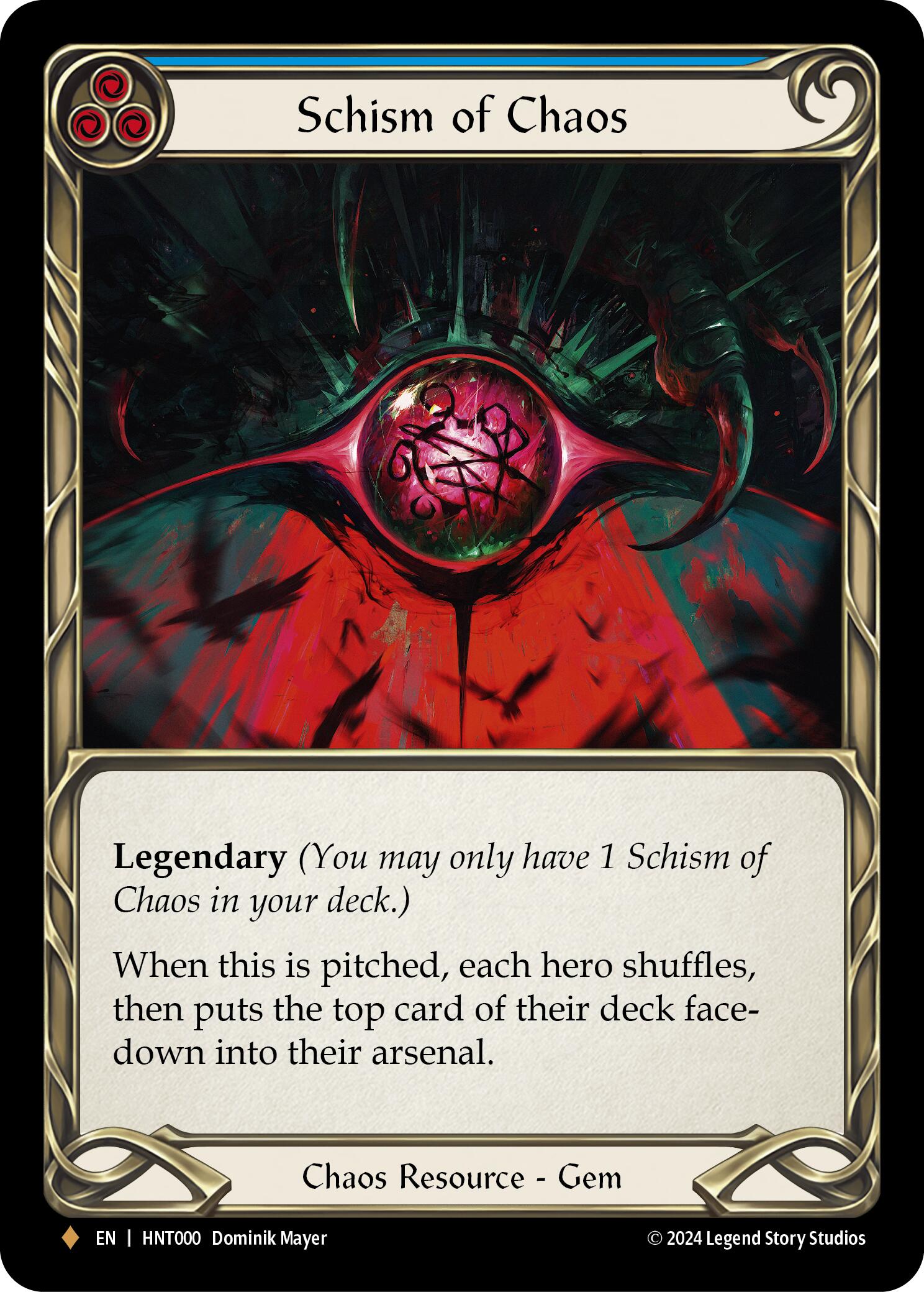 Schism of Chaos [HNT000] (The Hunted)  Rainbow Foil | Good Games Morley
