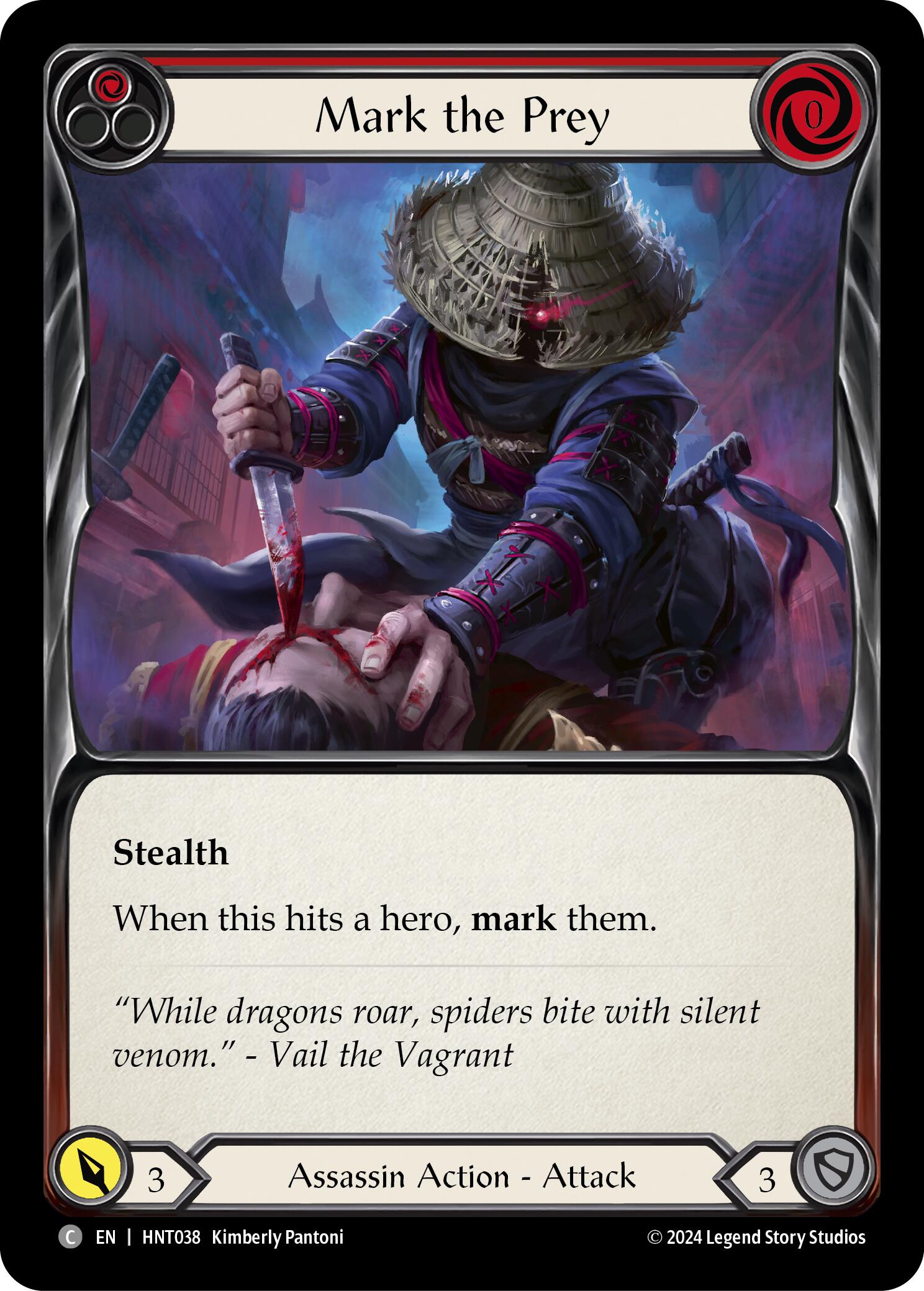 Mark the Prey (Red) [HNT038] (The Hunted)  Rainbow Foil | Good Games Morley