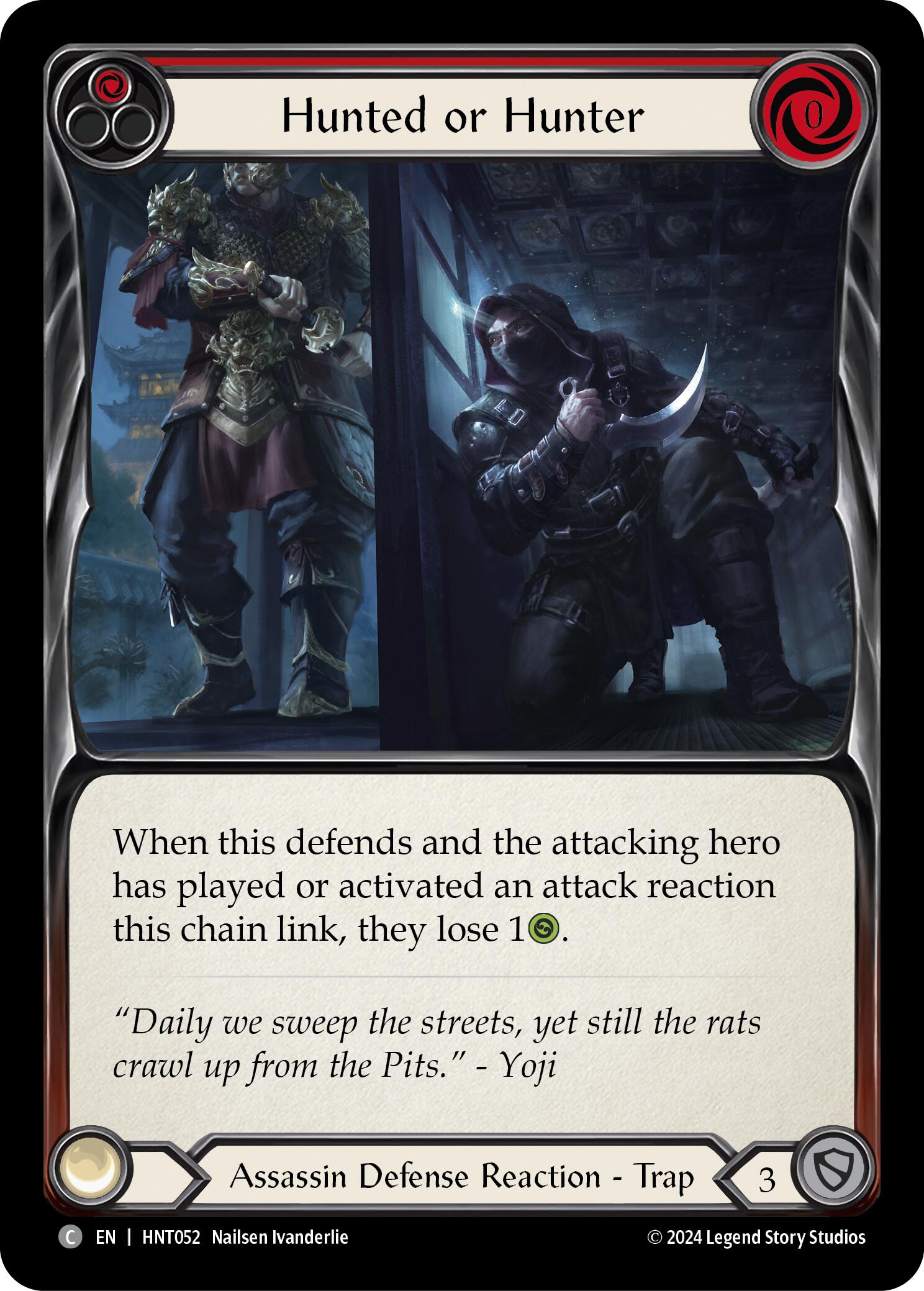 Hunted or Hunter (Red) [HNT052] (The Hunted) | Good Games Morley