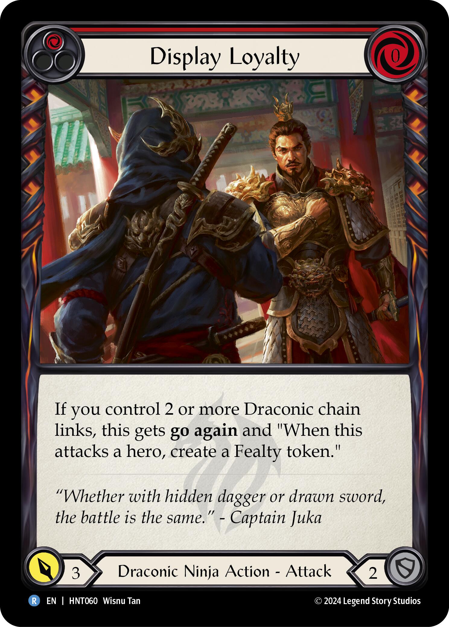Display Loyalty (Red) [HNT060] (The Hunted)  Rainbow Foil | Good Games Morley