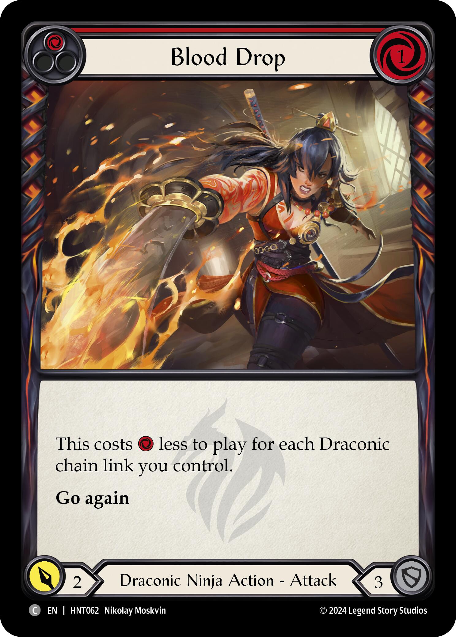 Blood Drop (Red) [HNT062] (The Hunted) | Good Games Morley