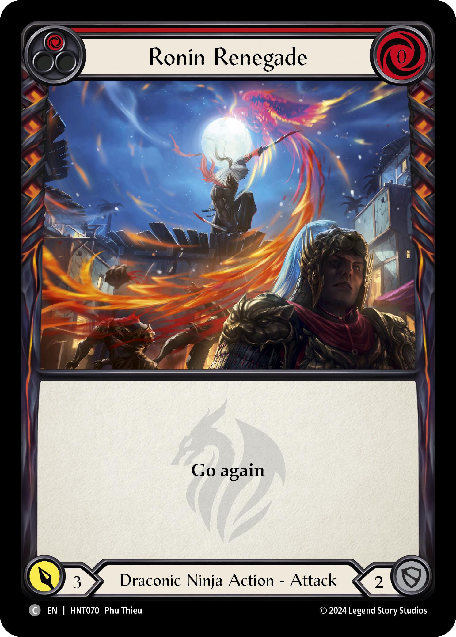 Ronin Renegade (Red) [HNT070] (The Hunted)  Rainbow Foil | Good Games Morley