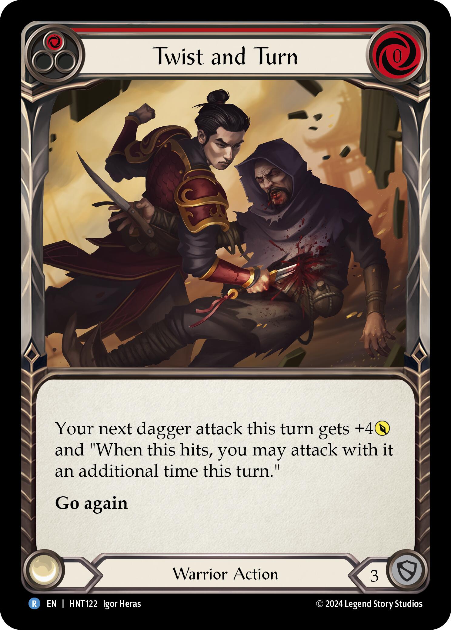 Twist and Turn (Red) [HNT122] (The Hunted)  Rainbow Foil | Good Games Morley