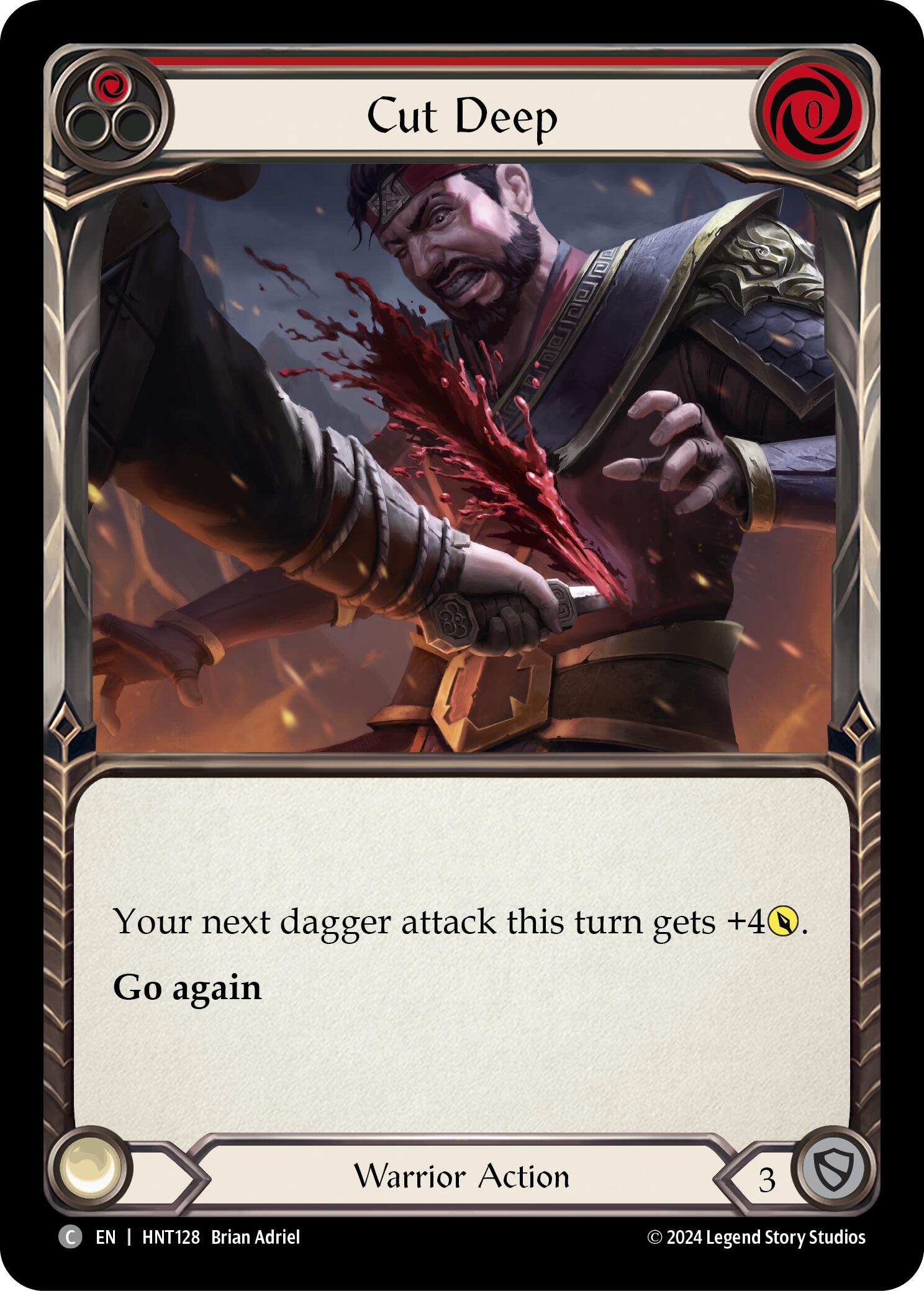 Cut Deep (Red) [HNT128] (The Hunted)  Rainbow Foil | Good Games Morley