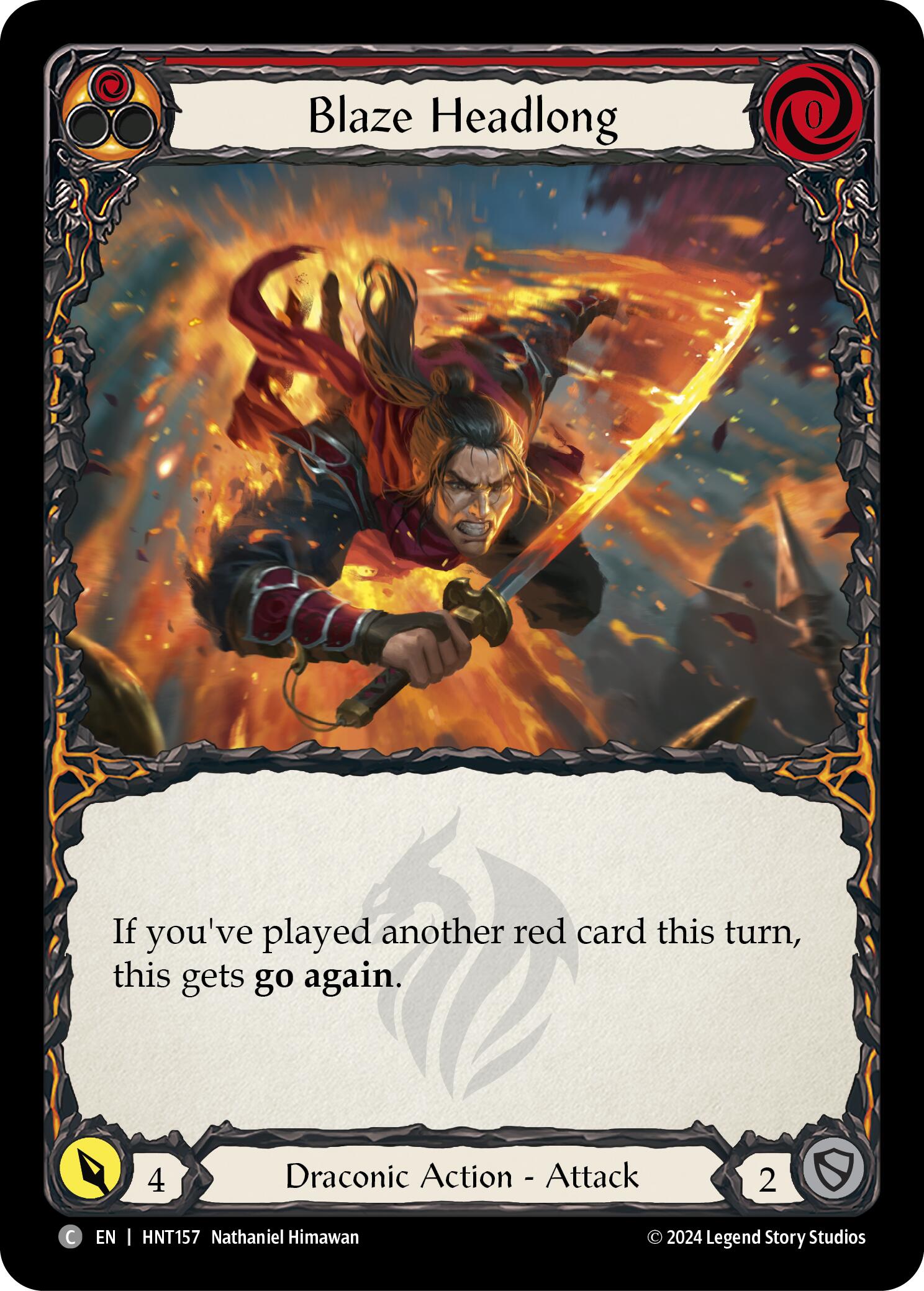 Blaze Headlong (Red) [HNT157] (The Hunted) | Good Games Morley