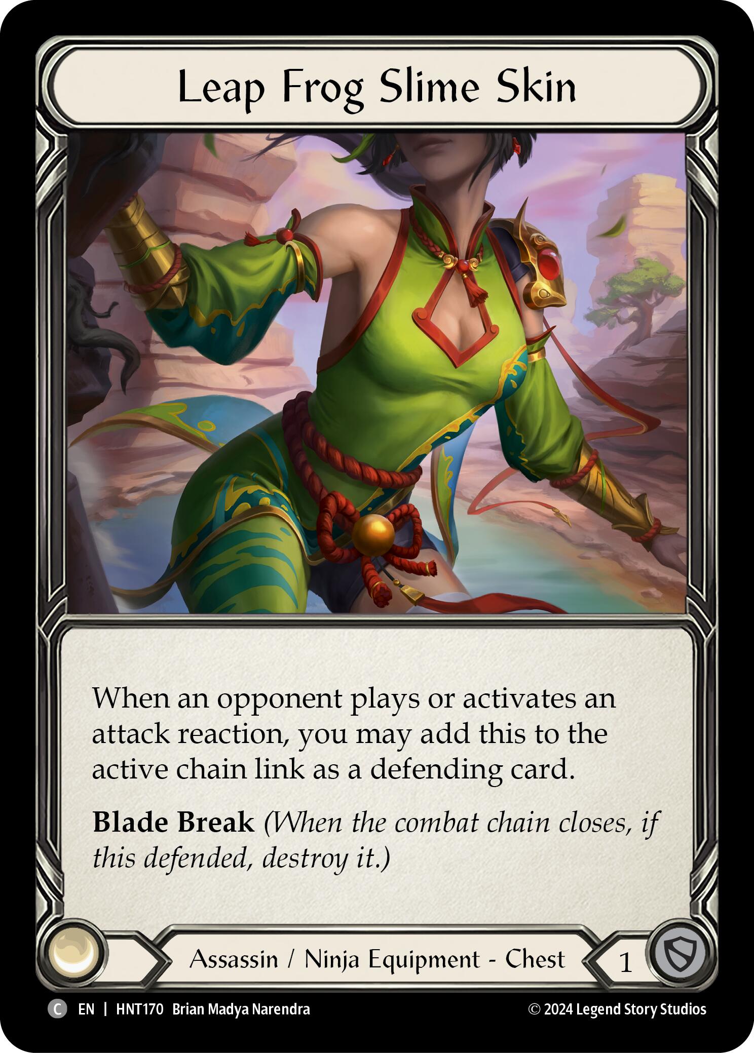 Leap Frog Slime Skin [HNT170] (The Hunted)  Cold Foil | Good Games Morley