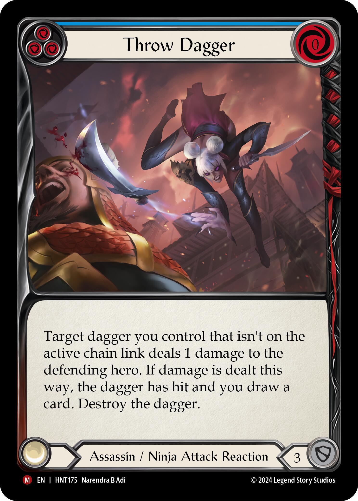 Throw Dagger [HNT175] (The Hunted)  Rainbow Foil | Good Games Morley
