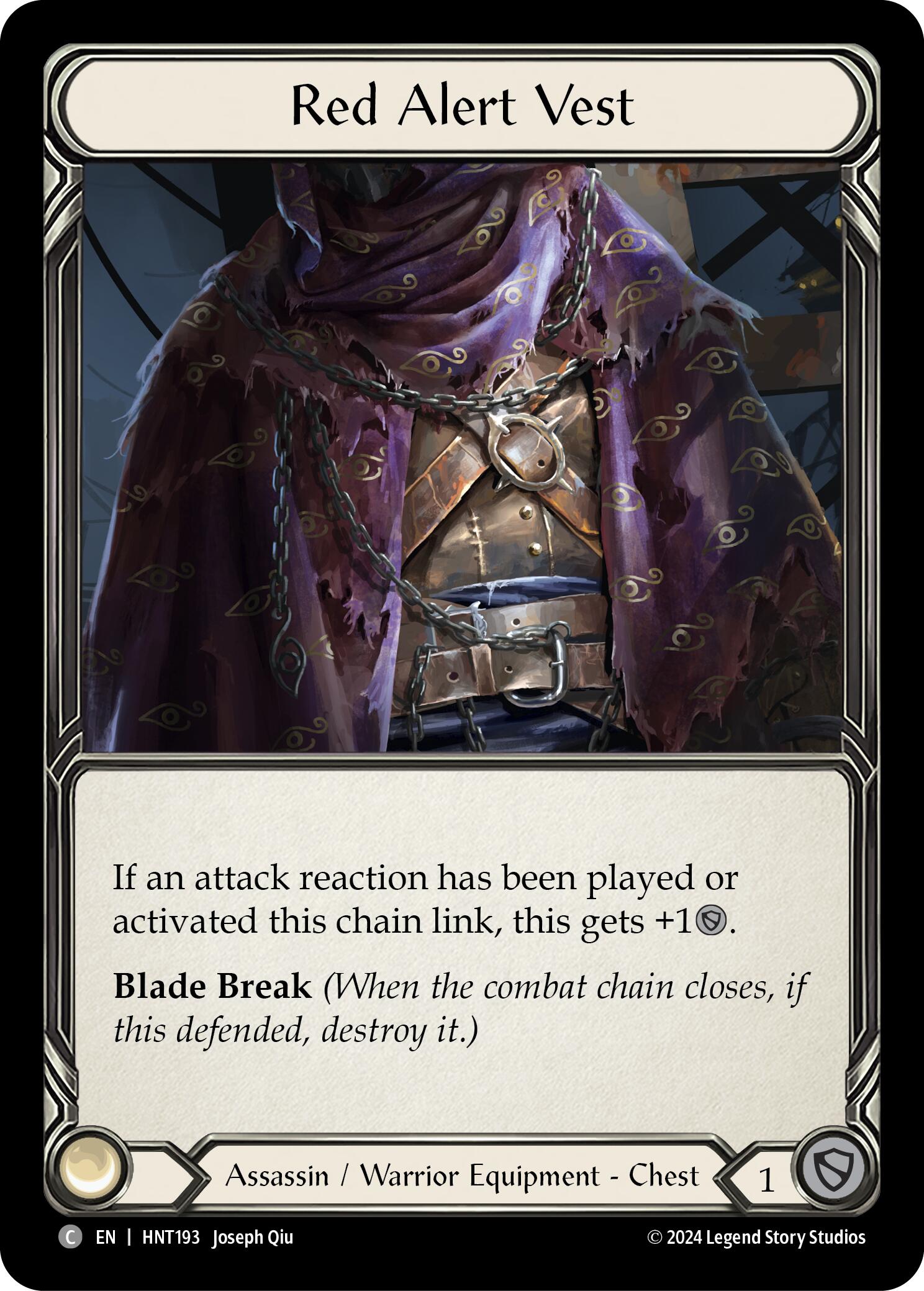 Red Alert Vest [HNT193] (The Hunted)  Cold Foil | Good Games Morley