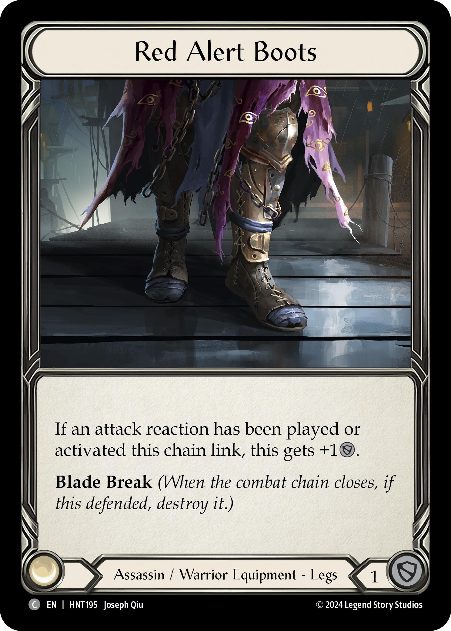 Red Alert Boots [HNT195] (The Hunted)  Cold Foil | Good Games Morley