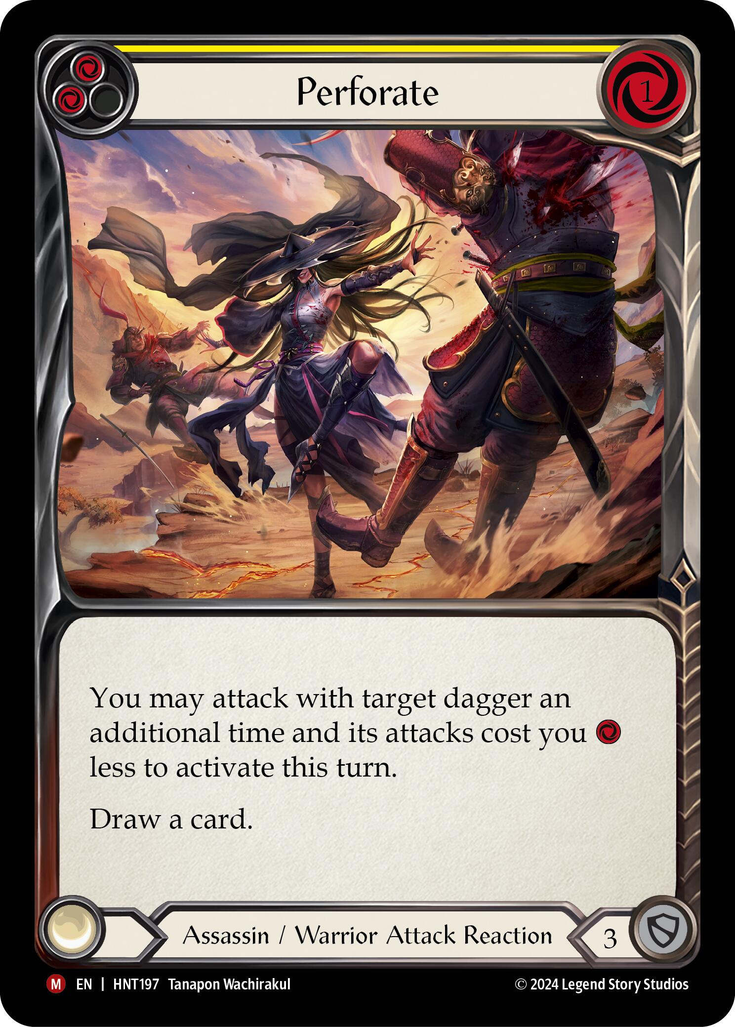 Perforate [HNT197] (The Hunted)  Rainbow Foil | Good Games Morley