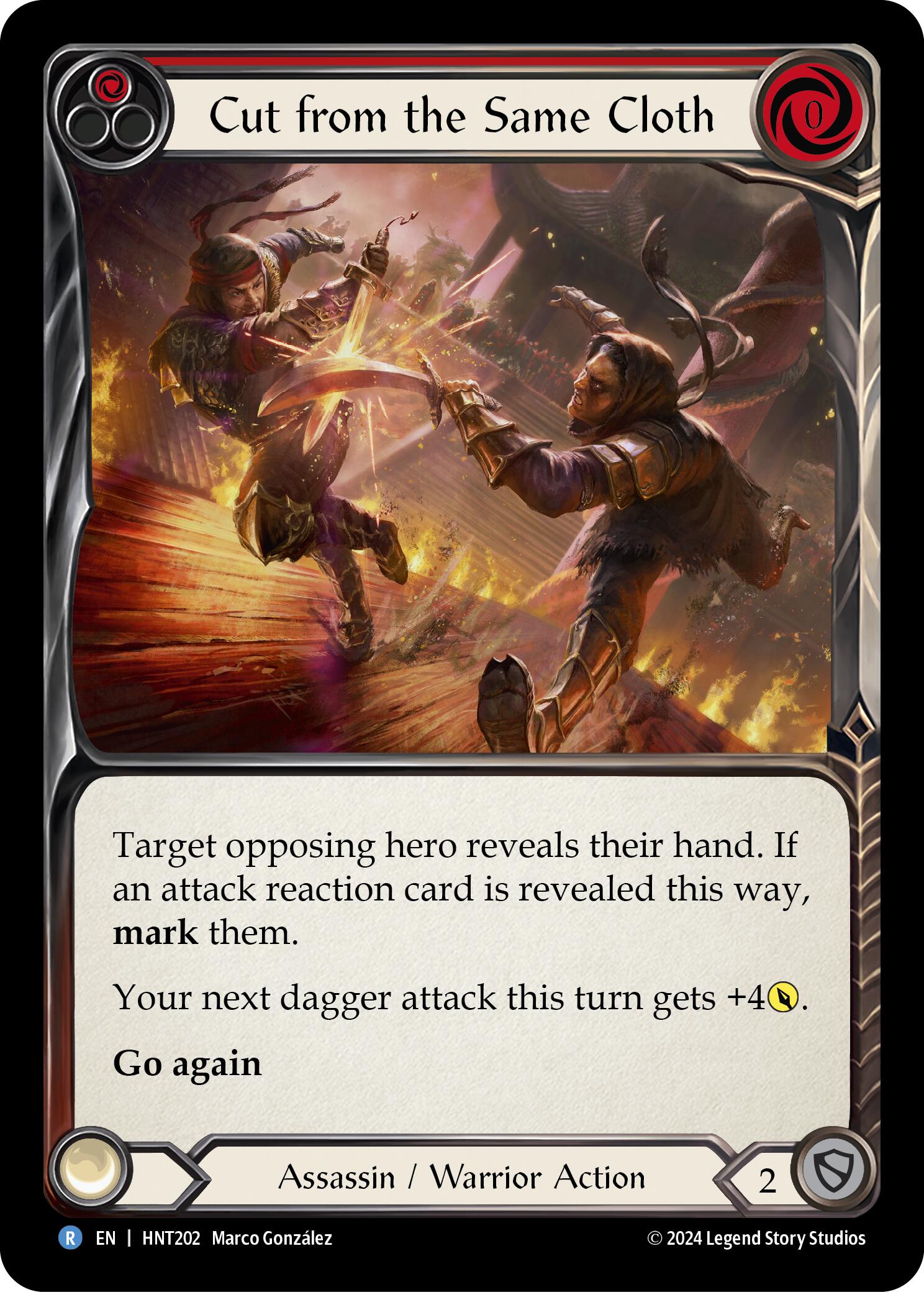 Cut from the Same Cloth (Red) [HNT202] (The Hunted)  Rainbow Foil | Good Games Morley