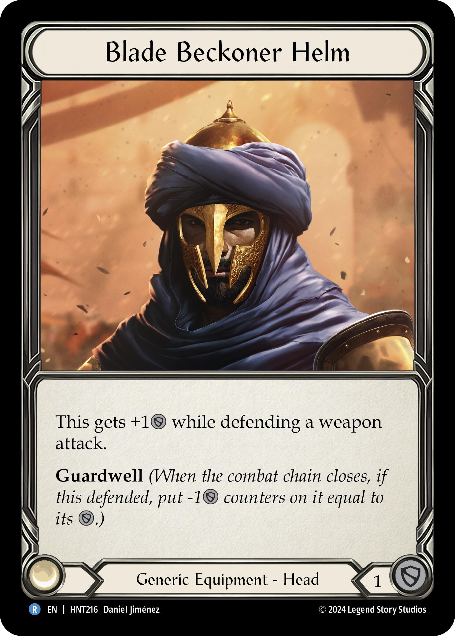 Blade Beckoner Helm [HNT216] (The Hunted)  Cold Foil | Good Games Morley