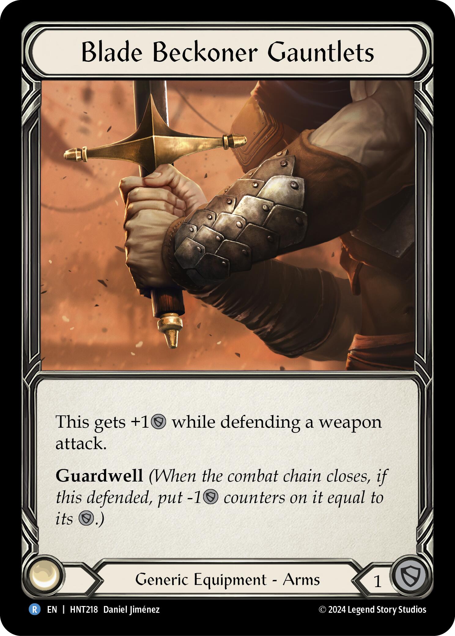 Blade Beckoner Gauntlets [HNT218] (The Hunted)  Cold Foil | Good Games Morley