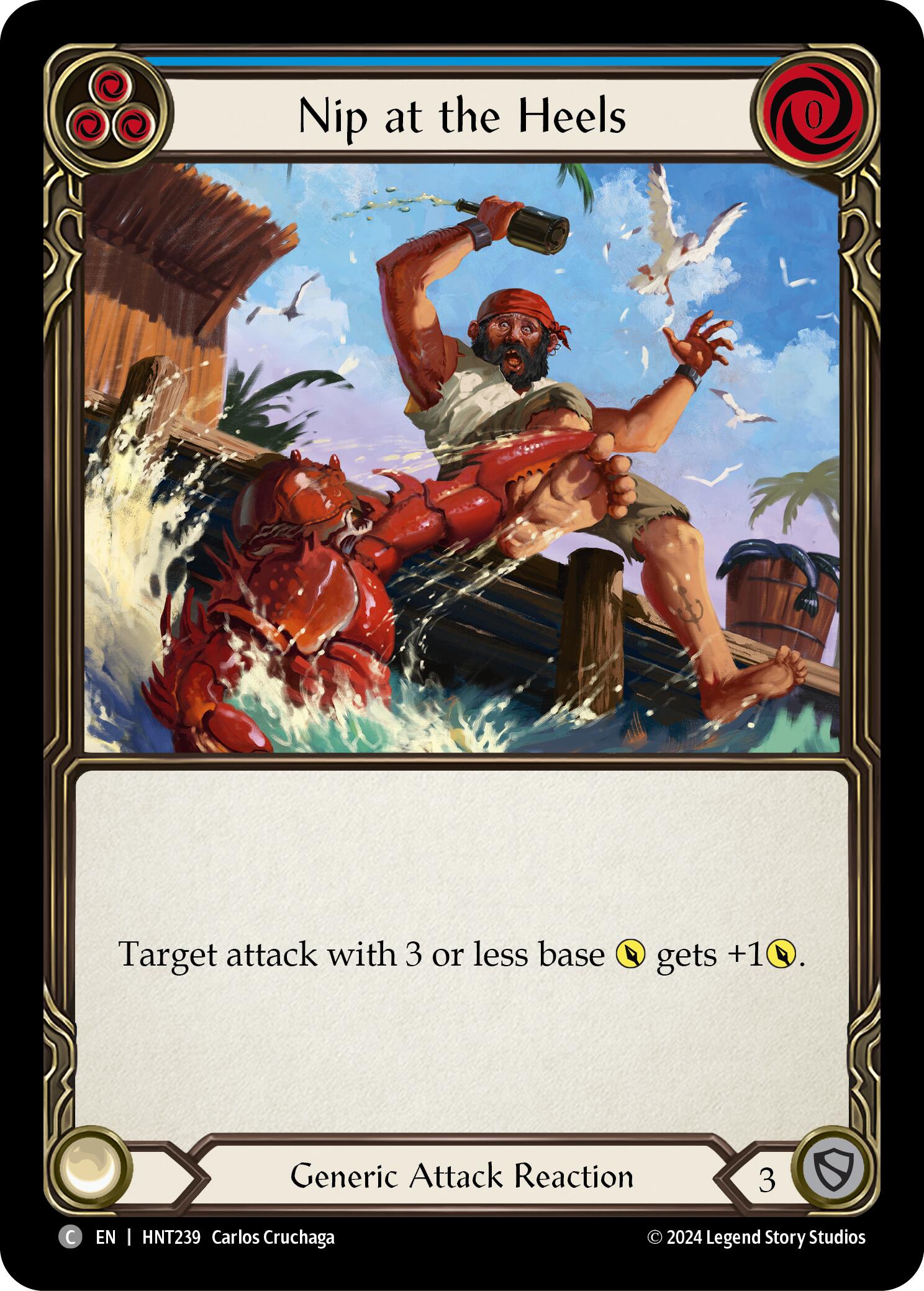 Nip at the Heels (Blue) [HNT239] (The Hunted)  Rainbow Foil | Good Games Morley