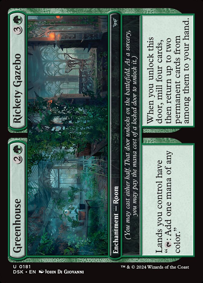 Greenhouse // Rickety Gazebo 181 (Duskmourn: House of Horror)  - Foil | Good Games Morley