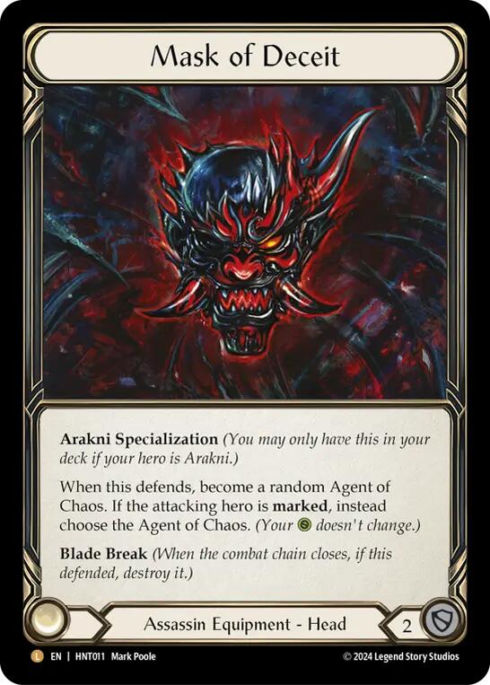 Mask of Deceit [HNT011] (The Hunted)  Rainbow Foil | Good Games Morley