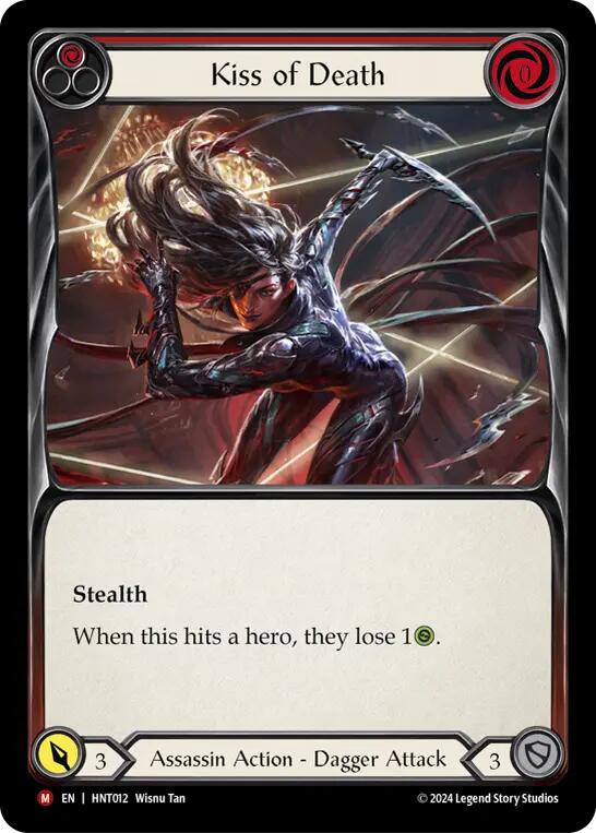 Kiss of Death [HNT012] (The Hunted)  Rainbow Foil | Good Games Morley