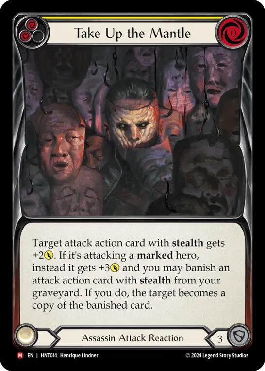 Take Up the Mantle [HNT014] (The Hunted)  Rainbow Foil | Good Games Morley