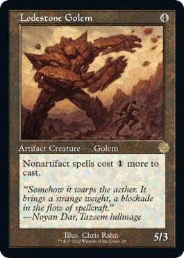 Lodestone Golem 29/63 (The Brothers' War: Retro Frame Artifacts)  - Foil | Good Games Morley