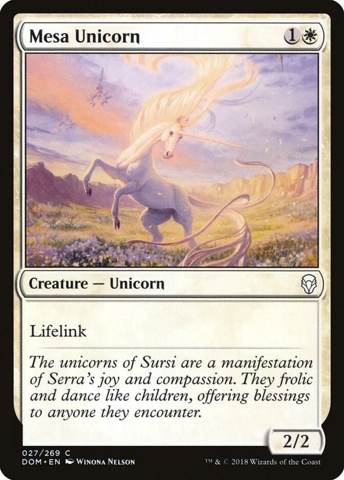 Mesa Unicorn 27/269 (Dominaria)  | Good Games Morley