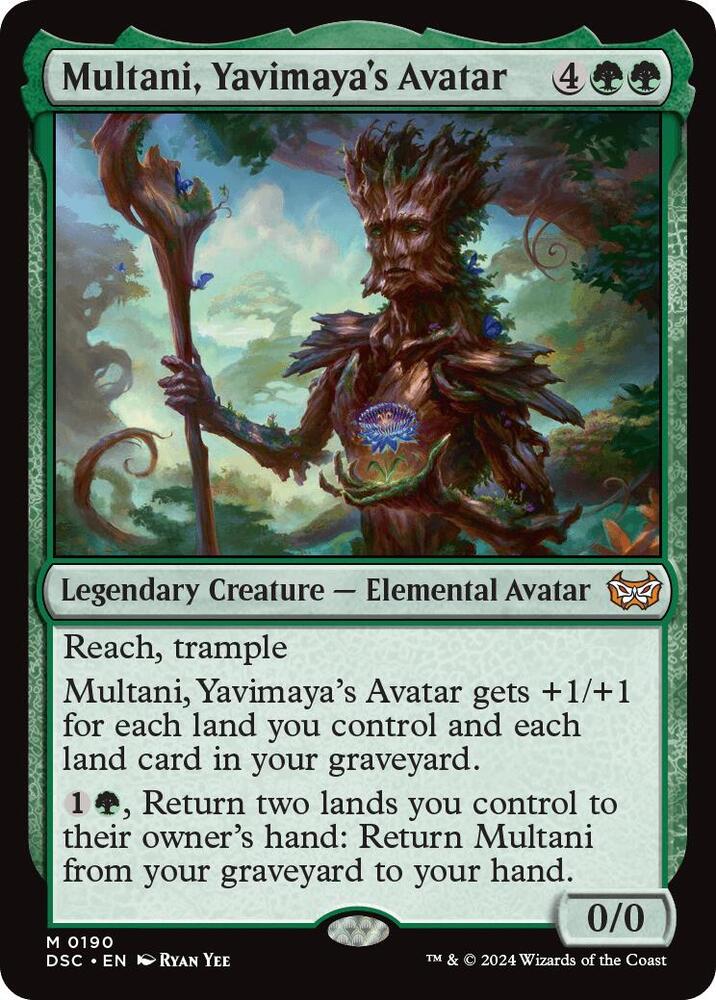 Multani, Yavimaya's Avatar 190/40 (Commander: Duskmourn: House of Horror)  | Good Games Morley