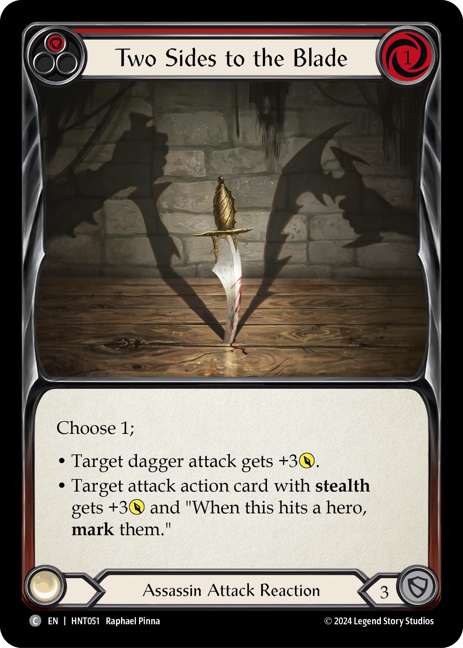 Two Sides to the Blade [HNT051] (The Hunted)  Rainbow Foil | Good Games Morley