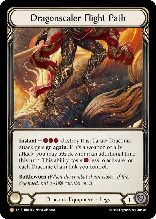 Dragonscaler Flight Path [HNT143] (The Hunted)  Cold Foil | Good Games Morley